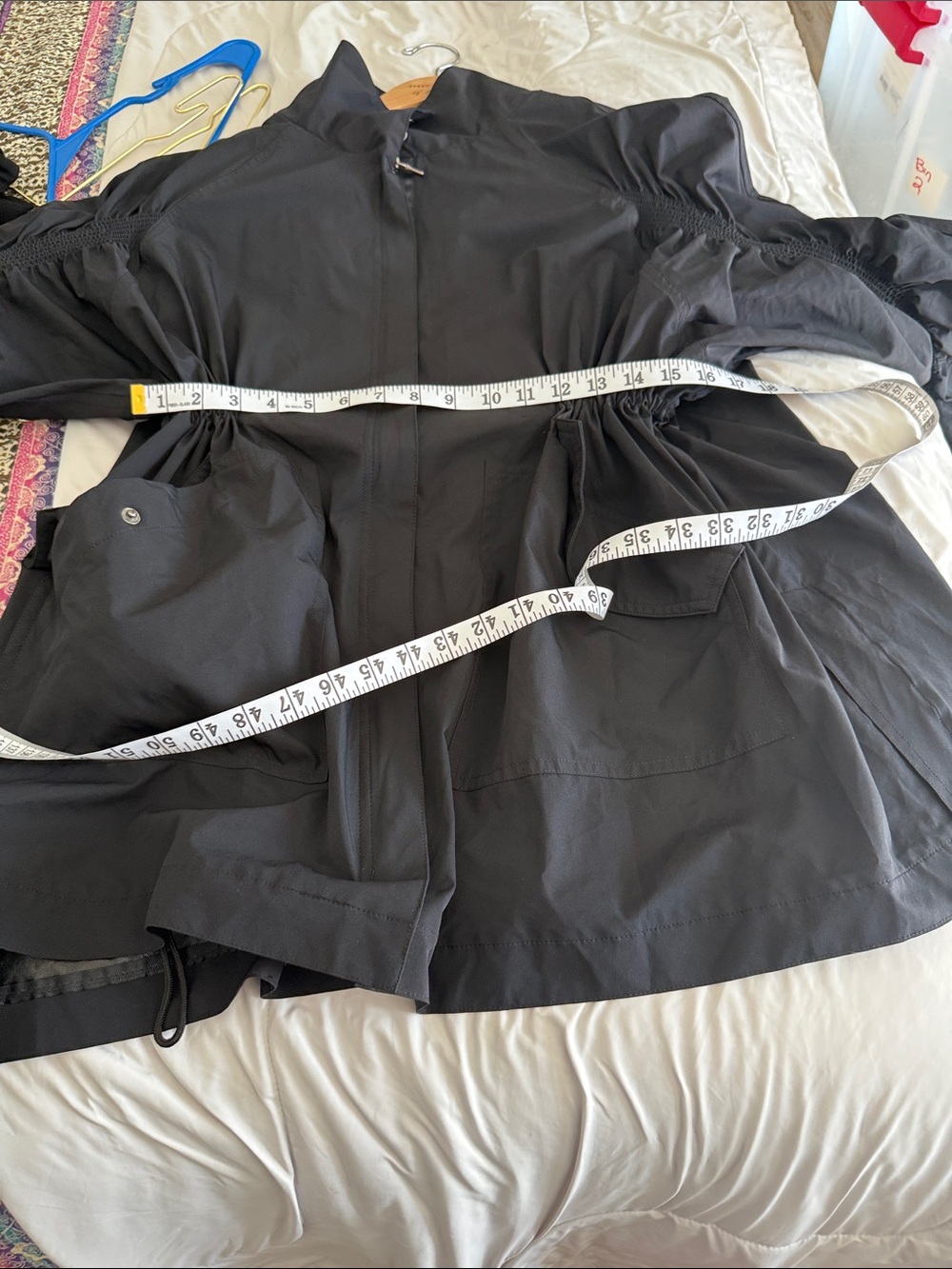 Fabletics Black Ruched-Waist Utility Jacket - Picture 6 of 8